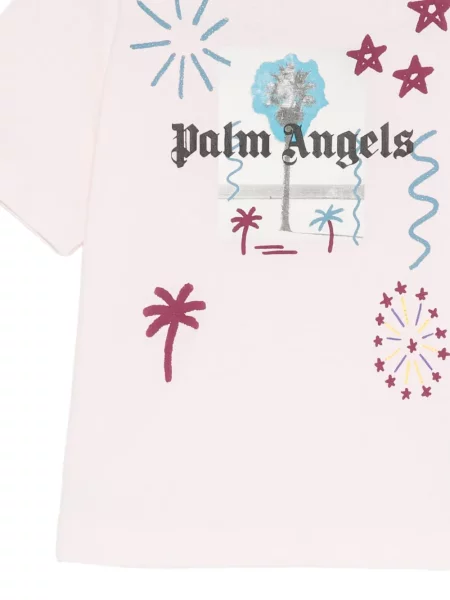 Gyerek póló Palm Angels rózsaszín
