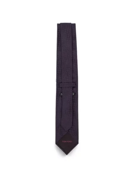 Cravată Tom Ford din satin violet