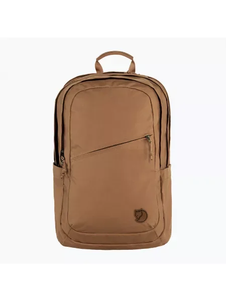 Fjällräven Räven 28 л каки прахоляк градска раница кафяво