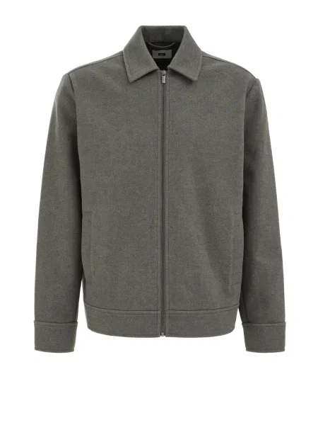 WE Fashion Pletena jopa temno siva