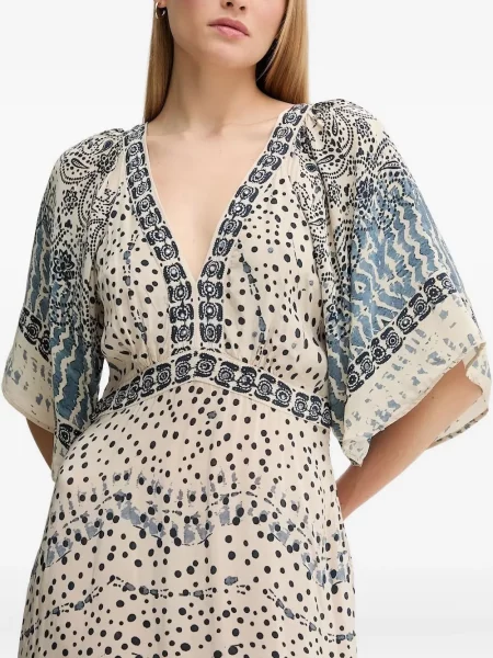 Rochie maxi Hoss Intropia cu broderie de costum