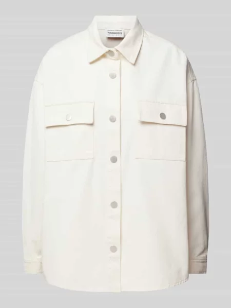 Kurtka koszulowa z wykładanym kołnierzem — Alessa & Anna Winter X P&C Alessa&anna Winter X P&c* biała