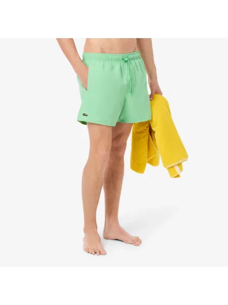 Lacoste Kąpielówki Szybkoschnące zielony