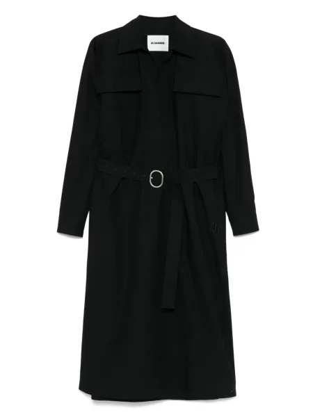 Rochie midi Jil Sander până la genunchi de costum albastru