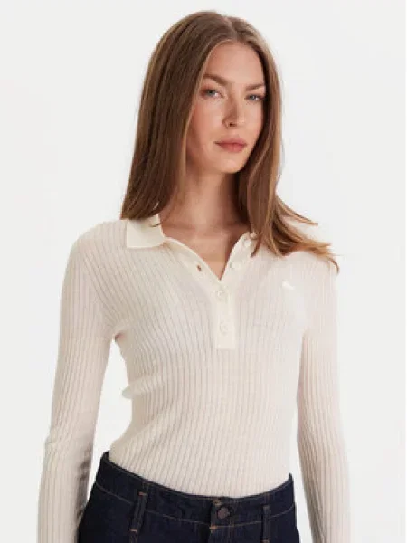 Lacoste Pulover Écru