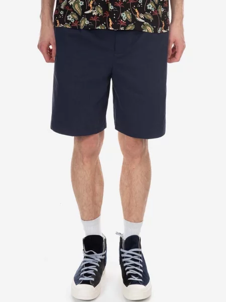 A.P.C. pantaloni scurți din bleumarin