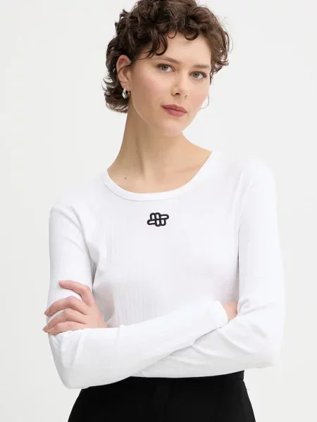 Tricou mânecă lungă Munthe alb