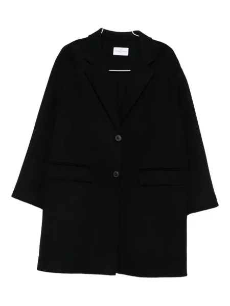 Вълнено палто The Dynamis Studio черно