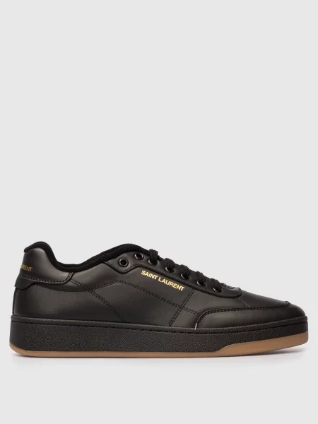Шкіряні кросівки Saint Laurent чорні