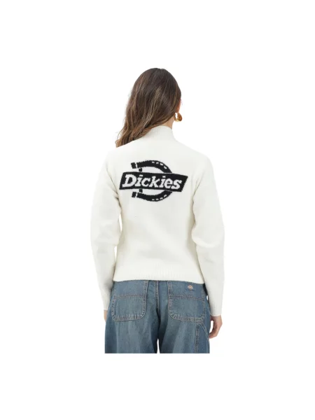 Sweter Dickies wełniany biały