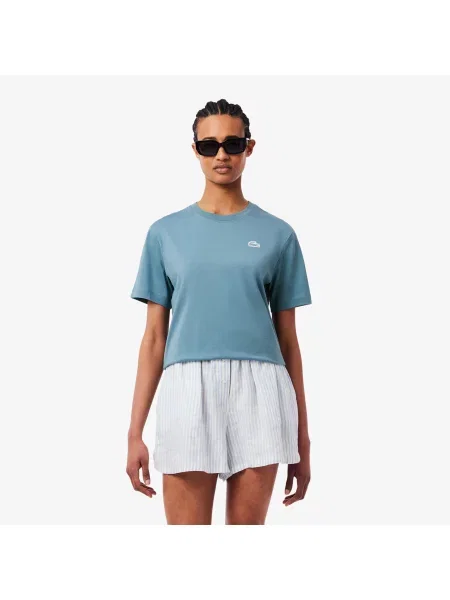 Lacoste футболка блакитна