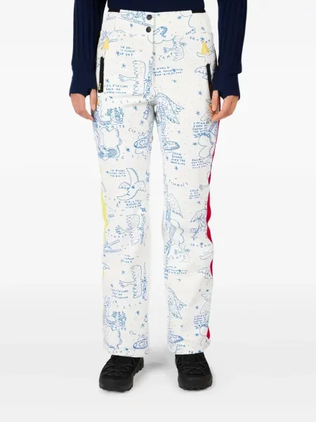 Pantaloni Rossignol cu dungi alb