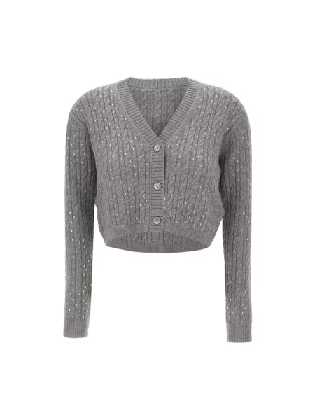 Kardigan Max Mara Studio wełniany szary