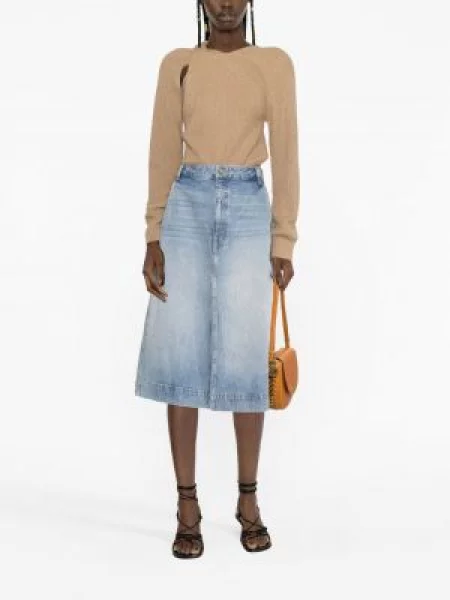 Megztas megztinis Stella Mccartney ruda