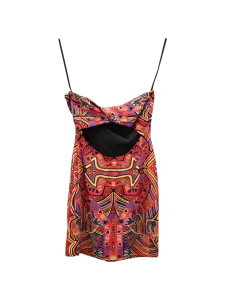 Rochie mini Mara Hoffman cu imagine de costum roșu