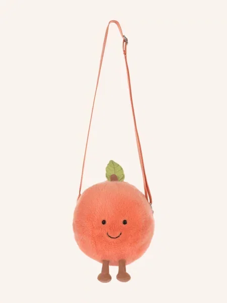 Jellycat Torba Na Ramię Amuseables Peach Shoulder Bag orange pomarańczowa