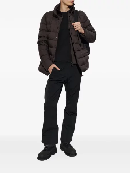 Geacă cu puf Moncler maro