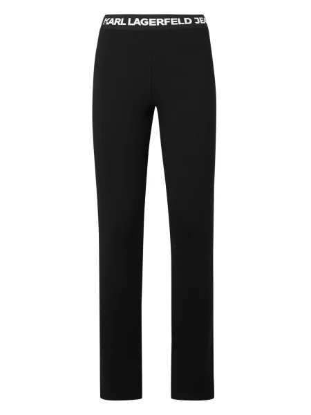 KARL LAGERFELD JEANS Leggings Milano / alb negru