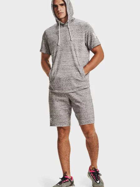 Короткі махрові спортивні шорти Under Armour сірі