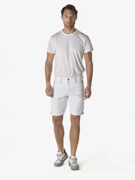 KOROSHI Jeans denim alb
