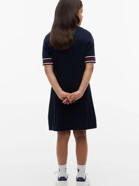TOMMY HILFIGER Rochie bleumarin / roșu alb