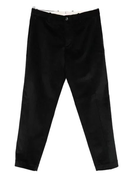 Pantaloni Nine In The Morning de catifea cord negru