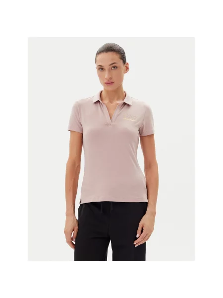 Emporio Armani Polo majica Regular Fit roza