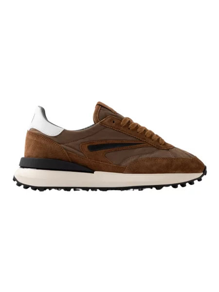 Sneakersy D.a.t.e. brązowe