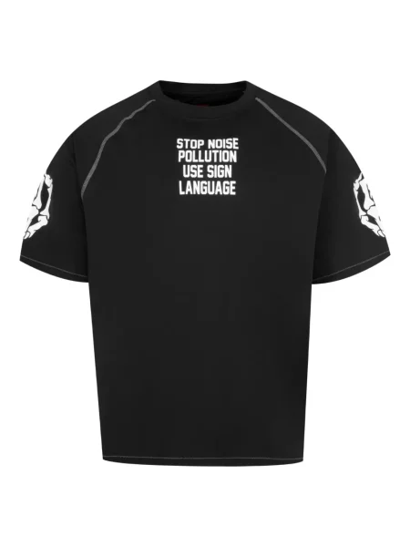 Tricou Pleasures cu imagine negru