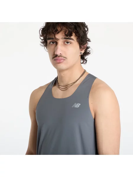 Тениска за бягане New Balance Race Day сиво