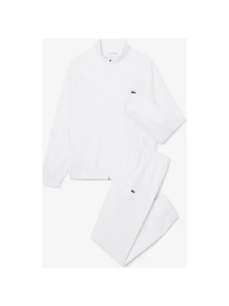 Dres Lacoste Tennis Water-Repellent czysty S biały