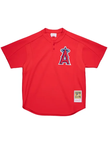 Cămașă Mitchell & Ness din jerseu roșu