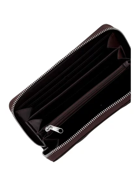 Armani Exchange portofel pentru femei cu imitație de piele maro