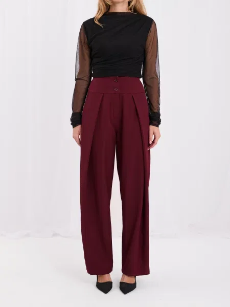 Hlače Italy Moda crna
