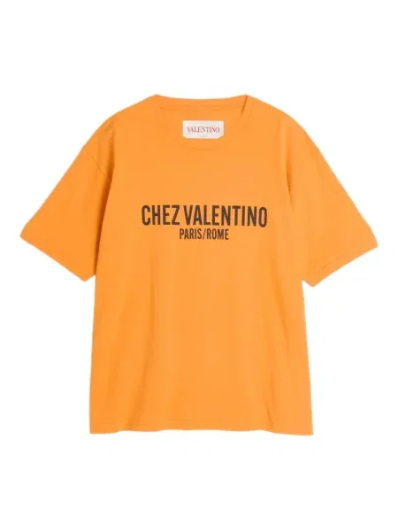 Póló Valentino Garavani narancsszínű