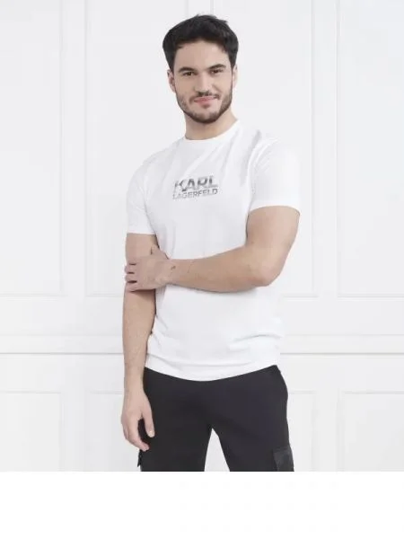 Karl Lagerfeld Tricou alb