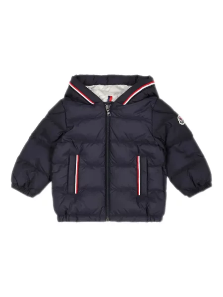 Kurtka dziecięca Moncler Enfant niebieska