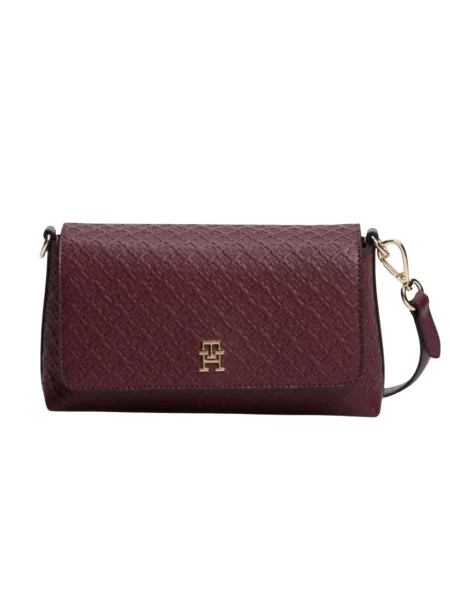 Tommy Hilfiger torebka crossbody z imitacji skóry czerwona