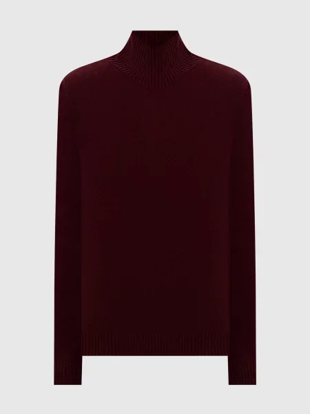 Бордовий гольф з вовни асиметричного крою Jil Sander