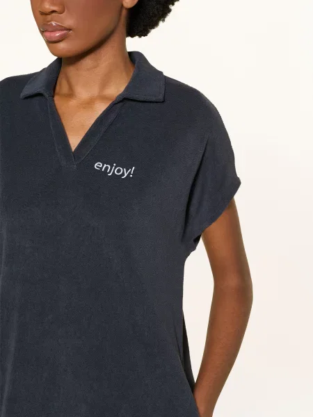 Juvia Sukienka Polo Z Frotte Selina blau biała