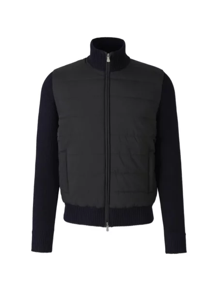 Matlasat cardigan Gran Sasso albastru