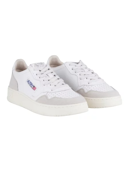 Sneakers Autry Medalist Low Wom White Leather/ Beige Suede EUR 36 białe