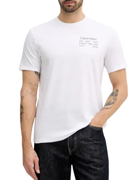 Calvin Klein Jeans Tricou negru alb