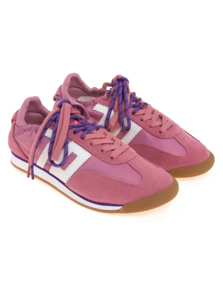 Sneakersy Back70 skórzane różowe