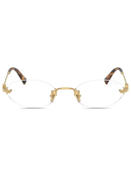 Ochelari de soare Miu Miu Eyewear auriu