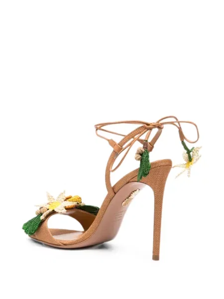 Φλοράλ σανδάλια Aquazzura