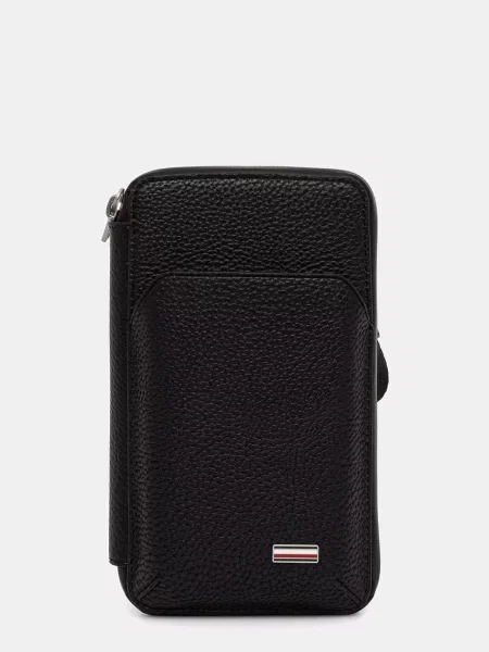 Torba na ramię z aplikacją z logo Tommy Hilfiger czarna