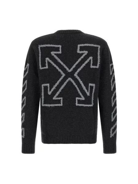 Sweter Off-white wełniany biały