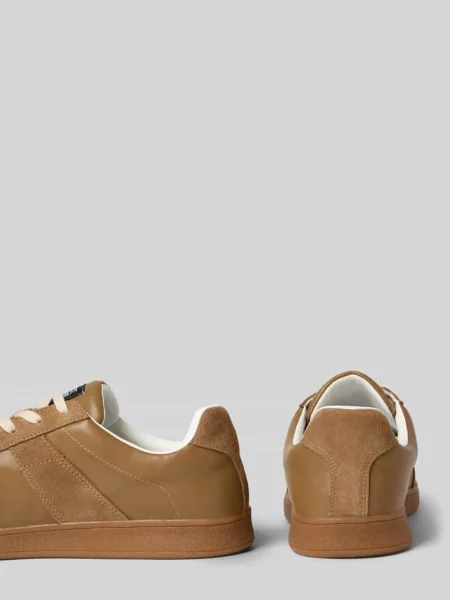 Sneakersy skórzane ze sznurowaniem model ‘Waltor’ Steve Madden