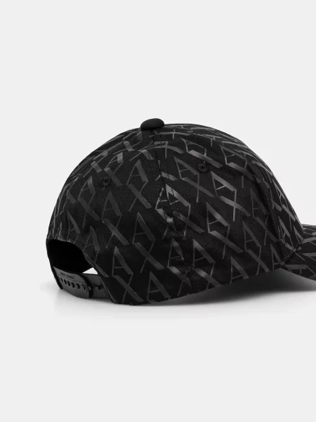 Armani Exchange șapcă de baseball din modelator negru